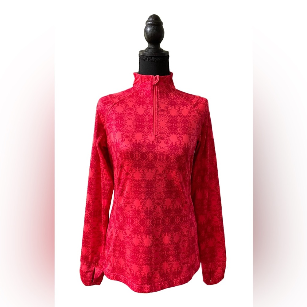 Mondetta: Red Activewear Pull Over Jacket